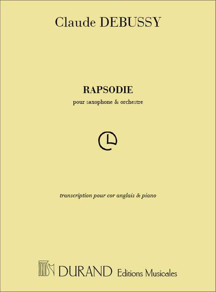 Rhapsodie Pour Saxophone Et Orchestre
